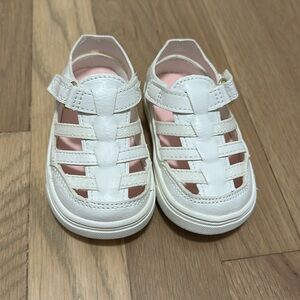 Carter's White Baby Walker Shoes